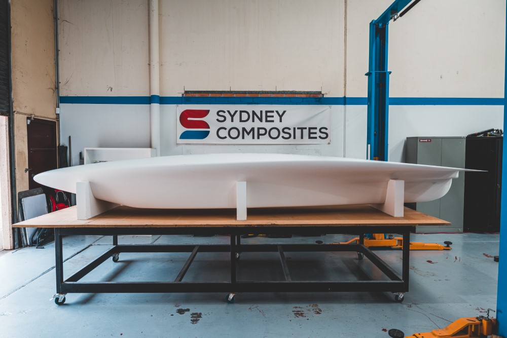 The machined buck for UNLIMITED 5.0 at Sydney Composites
